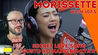 fire!!! MORISSETTE  - Secret Love Song + Gusto Ko Nang Bumitaw LIVE on Wish 107.5 Bus reaction