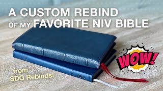 I Sent My Favorite NIV Bible to a Rebinder... and This Is What Happened!