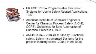 Introduction to Process Safety Instrumented Systems