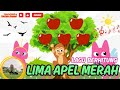 LIMA APEL🍎MERAH - LAGU 🎤ANAK BELAJAR BERHITUNG #kidssong #nurseryrhymes #fun #apel #berandayoutube