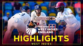 Highlights | West Indies v England | Brathwaite Leads West Indies to Draw | 2nd Apex Test Day 5