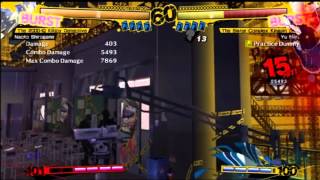 P4A - Naoto 100% Corner Punish