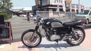 Super Trapp　ホンダ・GB250クラブマン MC10 Café Racer　GB250 Clubman　ACE CAFE 忍者　カフェレーサー　2013　Kawasaki　Ninja 250