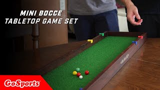 GoSports Mini Bocce Tabletop Game Set