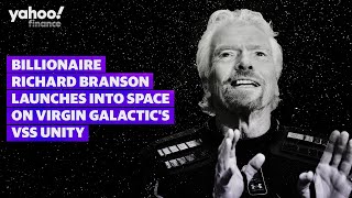 Billionaire Richard Branson launches into space and says, 'Its the experience of a lifetime'