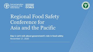 Food safety in the era of COVID-19: Day 1, 17 November 2020