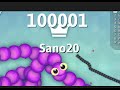 SNAKE.IO -  100 000 score 💜💜💜