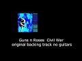 Guns N Roses  Civil War Original Backing Track No Guitars