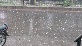 ಕಲಬುರಗಿಯಲ್ಲಿ ಆಲಿಕಲ್ಲು ಮಳೆ ...🌧⛈️🌈