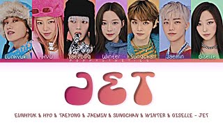 EUNHYUK, HYO, TAEYONG, JAEMIN, SUNGCHAN, WINTER, GISELLE – Jet (Traducción + Color Coded Lyrics)