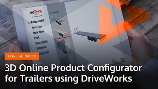 3D Online Product Configurator for Trailers using DriveWorks