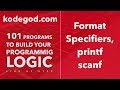 Module 1- Lesson 3 ► Format specifiers, printf and scanf functions | LEARN PROGRAMMING STEP BY STEP