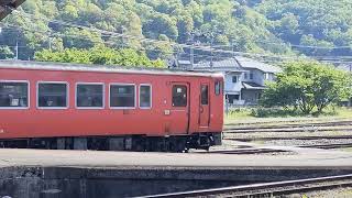 津山線 キハ40系2000番台 T普通 岡山行き ワンマン 津山発車