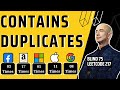 Contains Duplicate: 217 - Best Array interview Question Java @ amazon, apple, google, Meta,microsoft