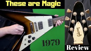 These 70s Vs are Magical | 1979 Gibson Flying V Tobacco Sunburst | Review + Demo