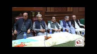 Joint meeting of PTI And PMLQ has started under the chairmanship of  Chaudhry Pervaiz Elahi.