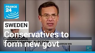 Sweden conservatives to form new govt after narrow election win • FRANCE 24 English