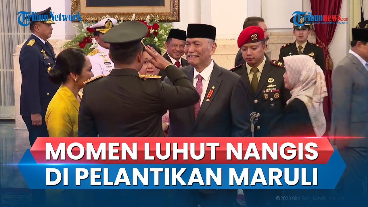 Momen Luhut Menangis Di Pelantikan Maruli Simanjuntak Jadi KSAD, Beri ...