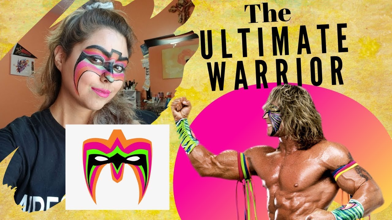 Ultimate Warrior Face Paint Tutorial Facepaint Blog Tagged Helene