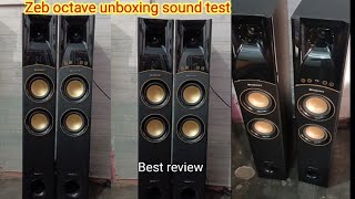 Zebronics Zeb Octave Tower Speaker DETAILUNBOXING REVIEW|340watts RMS DOLBYAUDIO  price -20000k undr