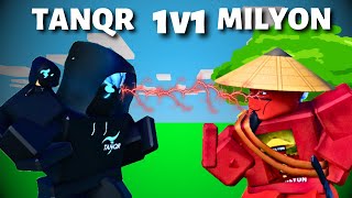 ME and TANQR just 1v1'd.. WHO WON?! (Roblox Bedwars)