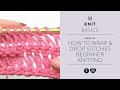 How to Wrap & Drop Stitches - Beginner Knitting Teach Video #14