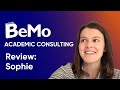 BeMo Academic Consulting Review: Sophie