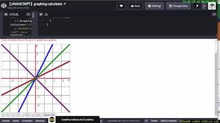 【JAVASCRIPT】draw graph an equation or graphing calculator