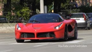 Ferrari LaFerrari on the road! + Sound!