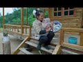 family of 3 spent 3 days to renovate 50% of old wooden house in the forest lý thị bình