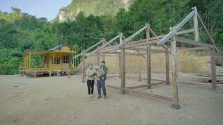 Family of 3 Spent 3 Days to Renovate 50% of Old Wooden House in The Forest, Lý Thị Bình