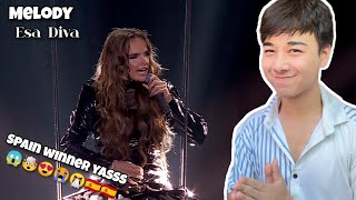 Melody – “Esa diva” | Benidorm Fest 2025 | FINAL | EUROVISION 2025 SPAIN | REACTION