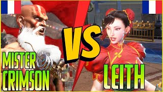 🔥SF6🔥MISTER CRIMSON (DHALSIM) VS LEITH (CHUN LI)🔥STREET FIGHTER 6🔥