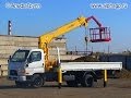 Работа Крана Манипулятора Hyundai Hd78 3 Тонны Работа Крана Манипулятора Hyundai Hd78 3 Тонны