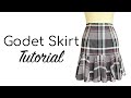 GODET SKIRT PATTERN-MAKING & SEWING TUTORIAL | GODET SKIRT TUTORIAL | LA MODÉLISTE