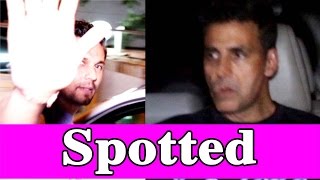 Spotted: Akshay Kumar And Randeep Hooda Avoid Media!