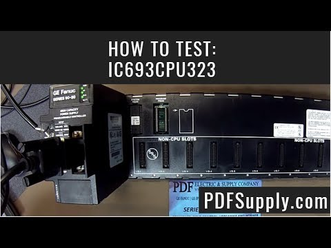 How-To Troubleshoot: IC693CPU323 (GE Fanuc PLC Series 90-30 CPU) - YouTube