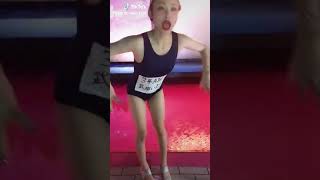 ナイトプール｜スク水で踊るやつ｜TikTok