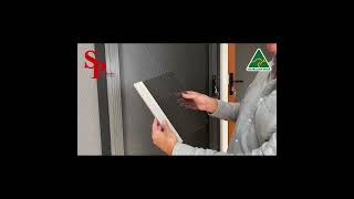 How Is Mesh Fixed Into Security Screens