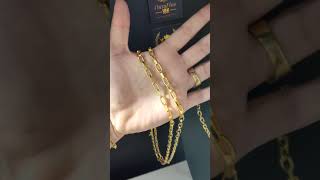 CARTIER 7mm na promoção banhado a ouro em 10 milésimos cordão