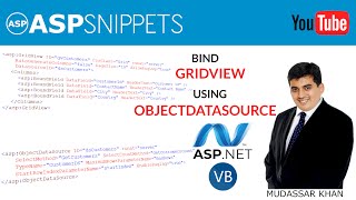 Bind GridView using ObjectDataSource in ASP.Net using VB.Net