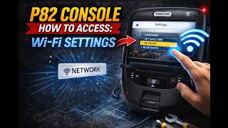 Precor Console - How to Access Wifi Settings on a P82 Console