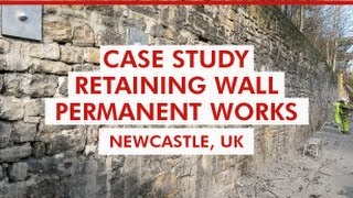 Platipus Case Study - Retaining Wall - Permanent Works - Newcastle, UK