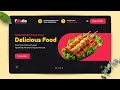 Responsive Website Design Using HTML & CSS Only | Food Website Design