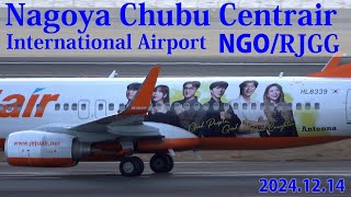 【NGO/RJGG】2024.12.14/Plane spotting at Nagoya Chubu Centrair Int'l/中部国際空港/Jeju air/anntena wrapping