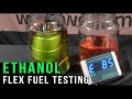 E85 flex fuel sensor testing