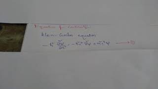 QM: Equation of continuity using Klein-Gordon equation