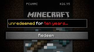 I Tried Redeeming A Decade Old Minecraft Gift Card