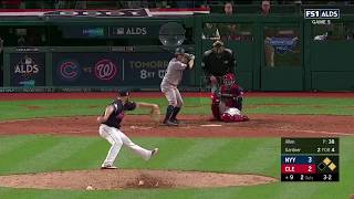 Brett Gardner 2-Run Single vs Indians | Yankees vs Indians Game 5 ALDS