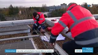 Poitiers : une centrale photovoltaïque sur le campus de l'université